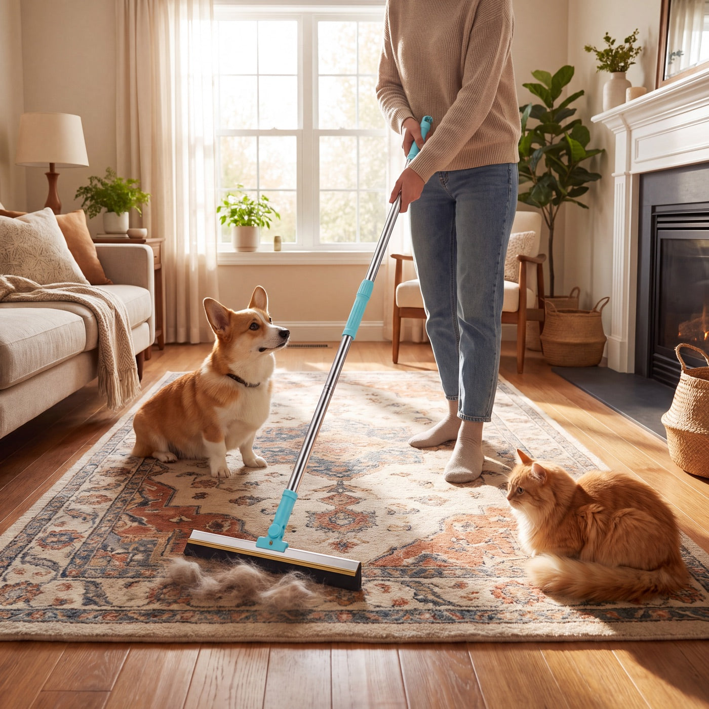 Quita-Pelos PawCare — Adiós al pelo de tu mascota en sofás, coche y alfombras