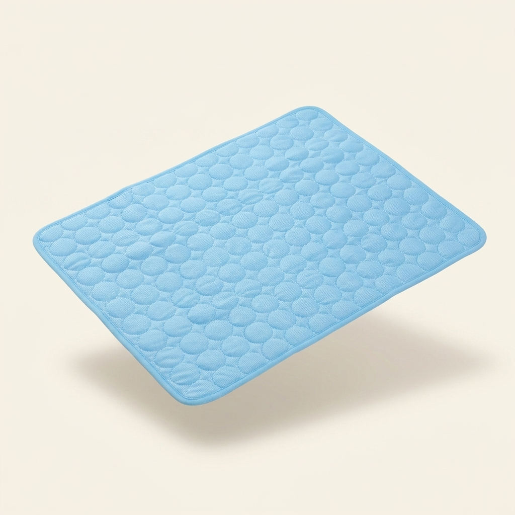 Alfombrilla refrescante azul